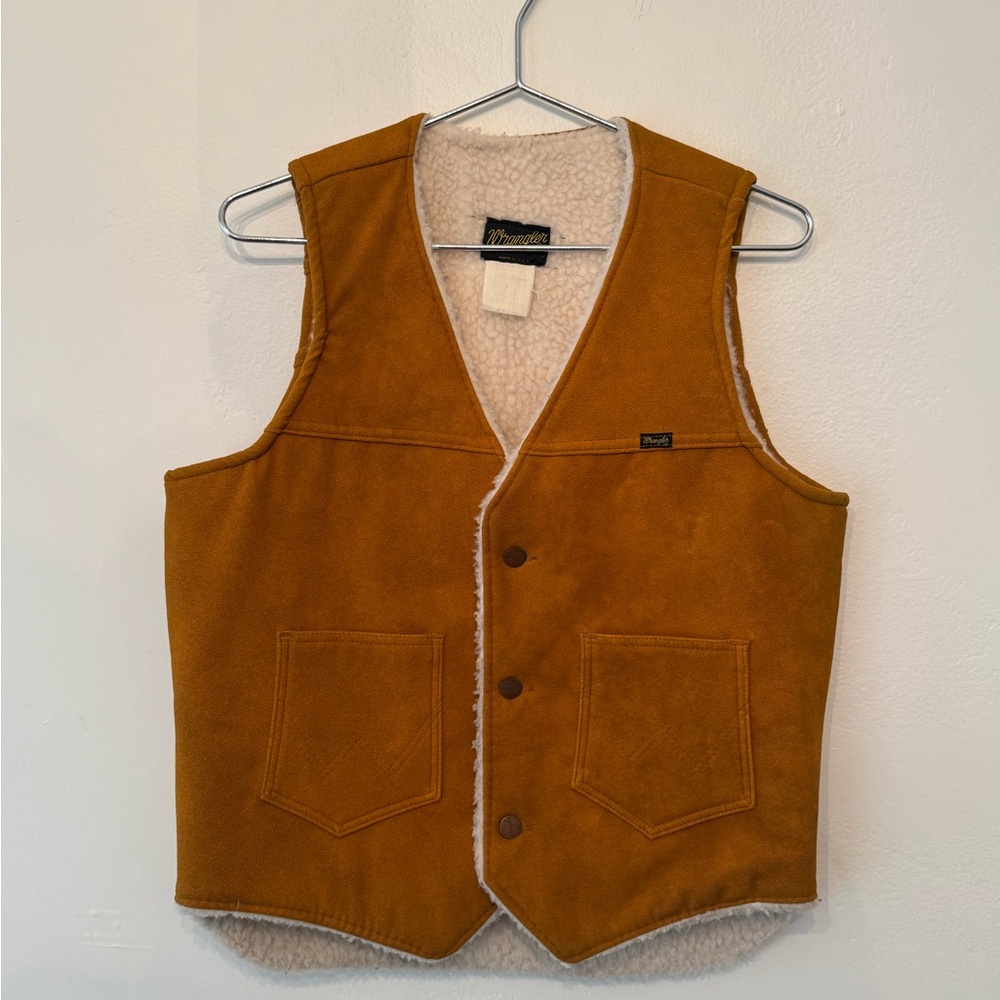 Vintage Wrangler Sherpa Vest